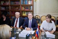 Селаковић са министарком културе Руске Федерације Олгом Љубимовом