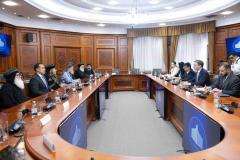 Селаковић разговарао са папом александријским и патријархом Столице Светог Марка Тавадросом II