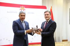 Селаковић са министром туризма и антиквитета Арапске Републике Египат Шерифом Фатијем
