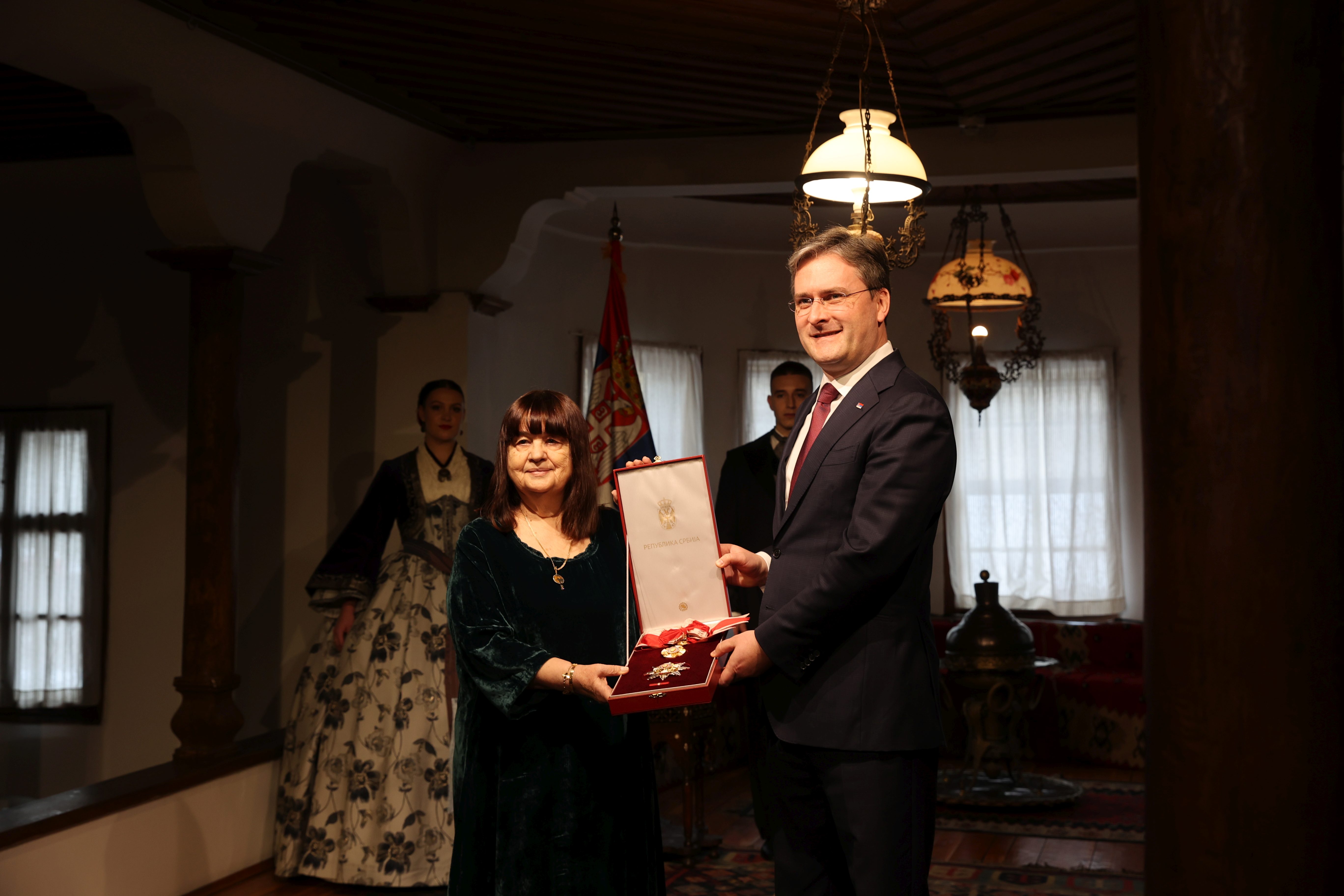 Селаковић уручио Орден Карађорђеве звезде I степена Љиљани Хабјановић Ђуровић