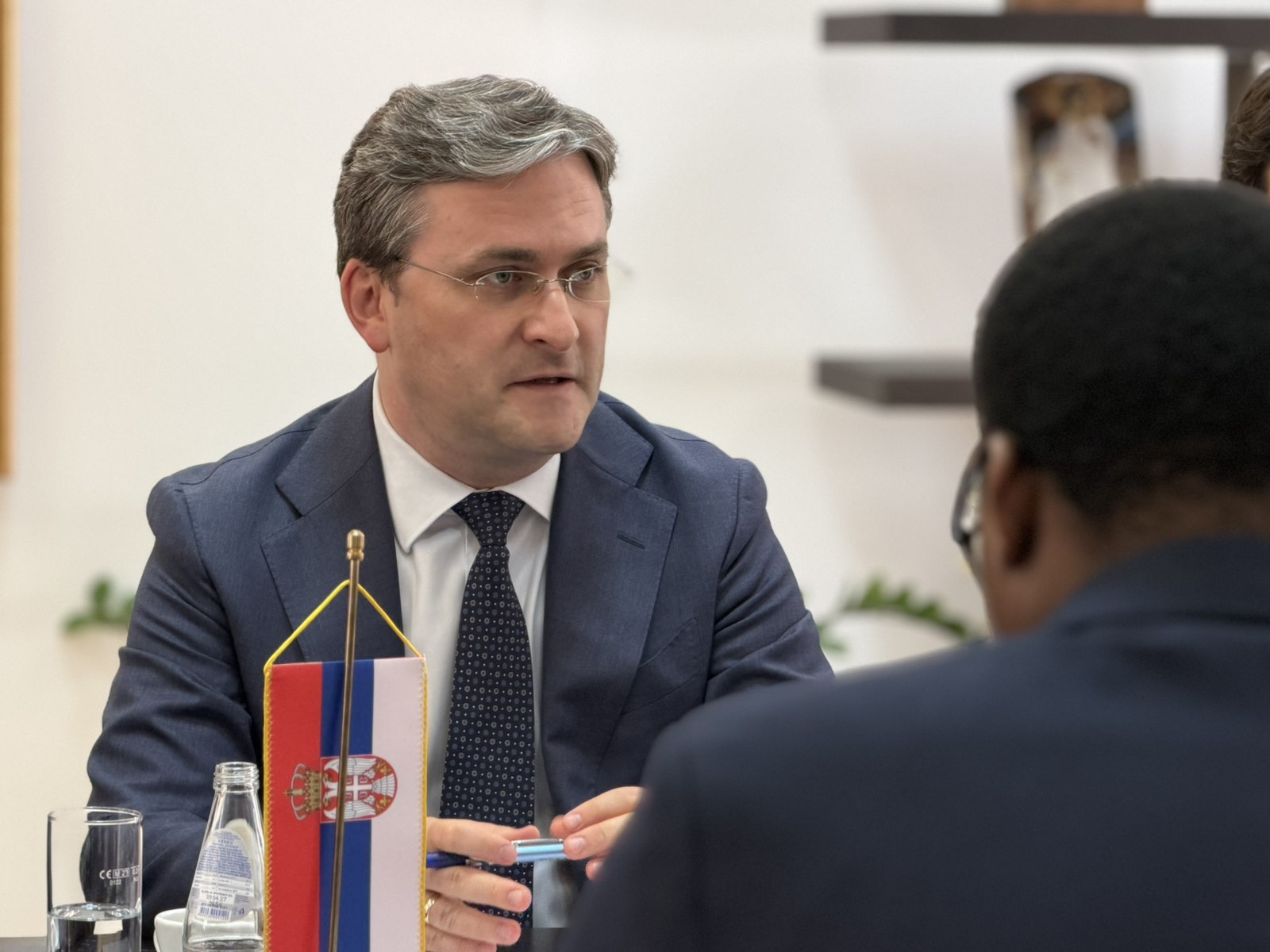 Селаковић са министром спорта и уметности Републике Боцване