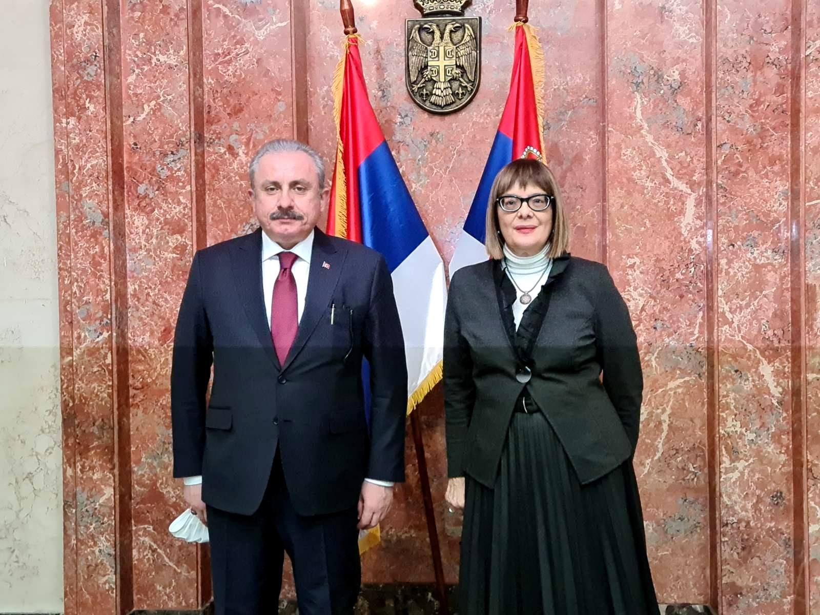 Гојковић се састала са председником Велике Народне скупштине Турске