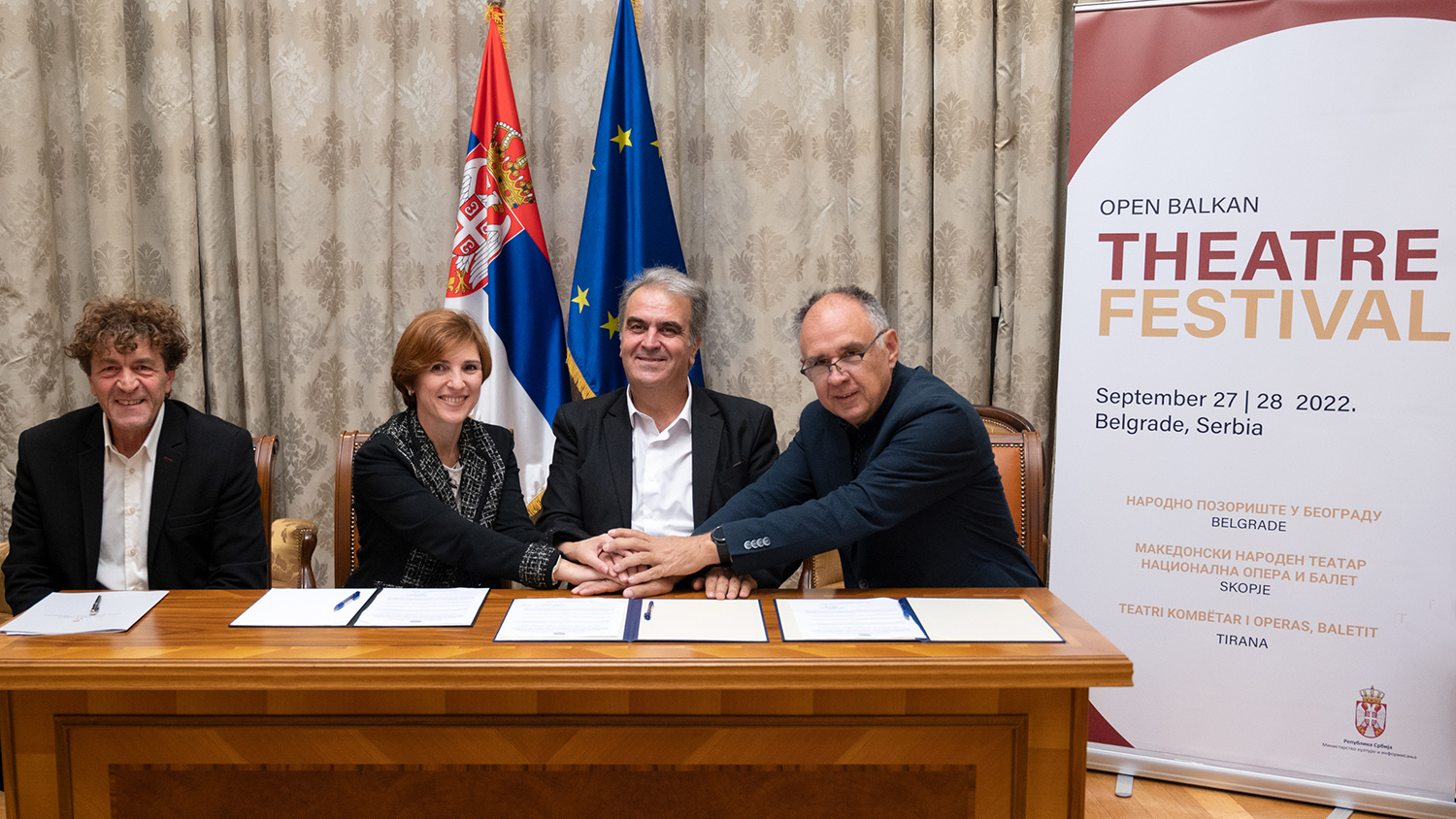 Потписан Протокол о сарадњи између националних театара Србије, Северне Македоније и Албаније