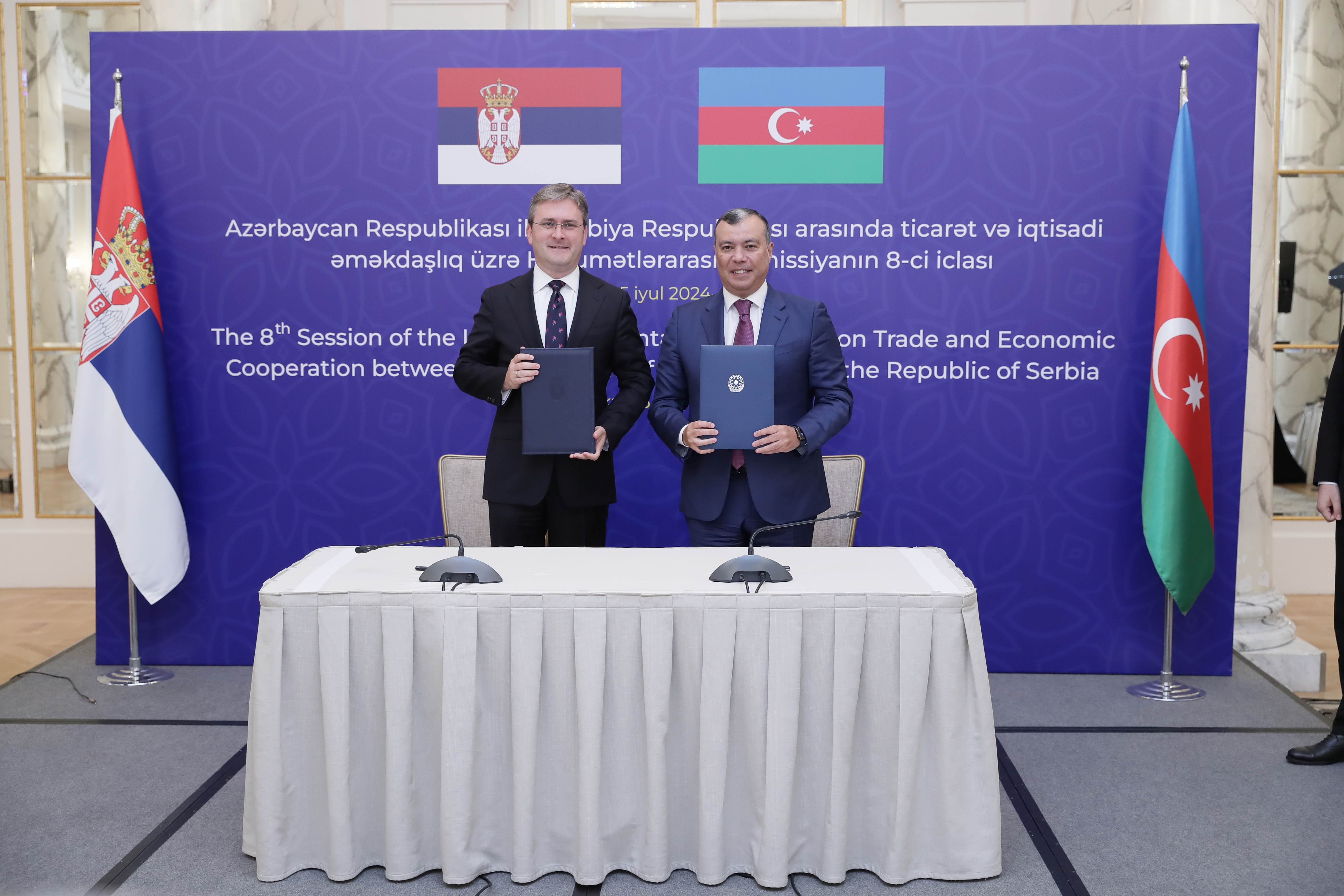 Međuvladina komisije Srbije i Azerbejdžana u Bakuu: Postignuti dogovori u brojnim oblastima