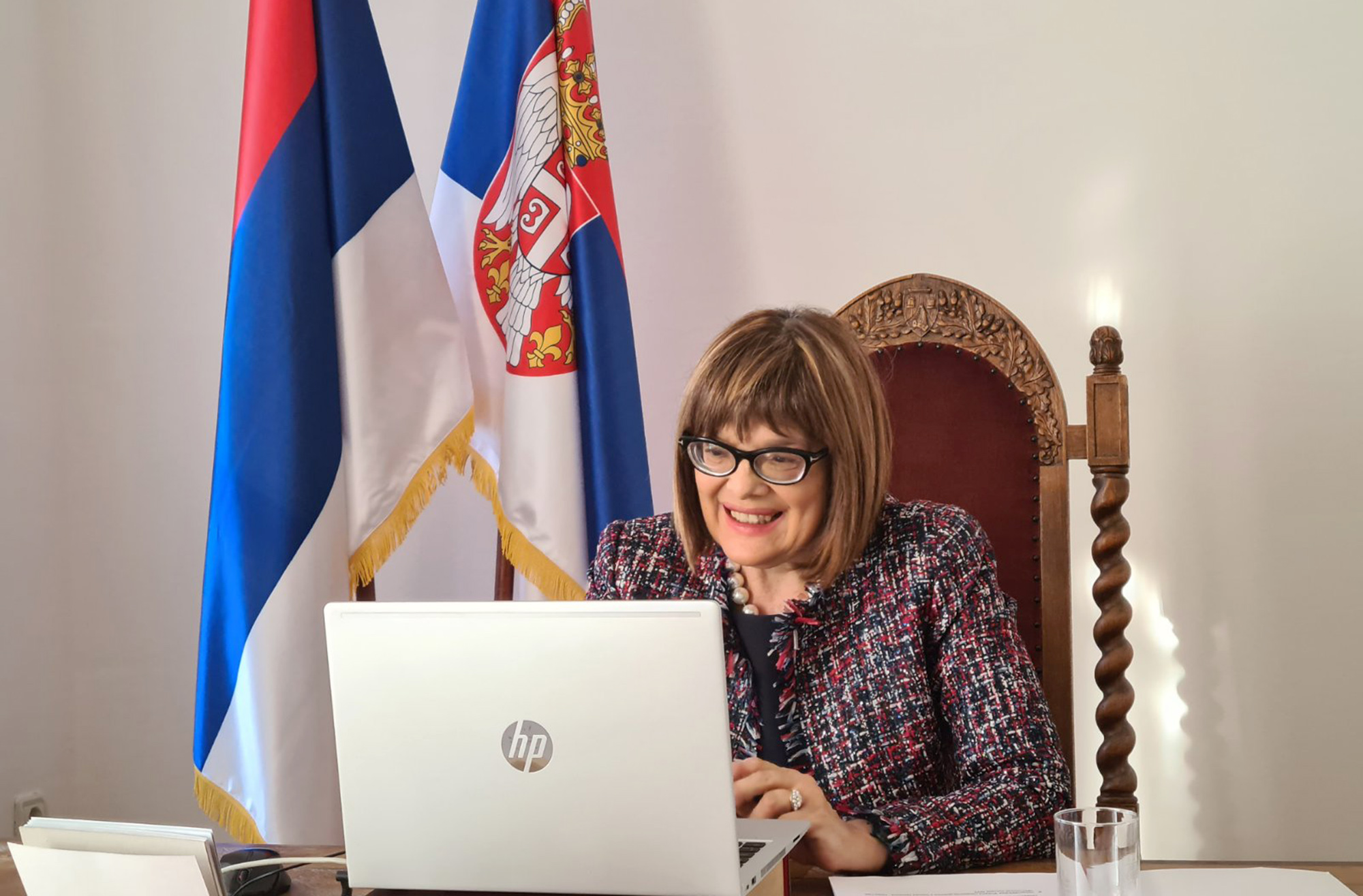 Гојковић разговарала са директорком Форума словенских култура